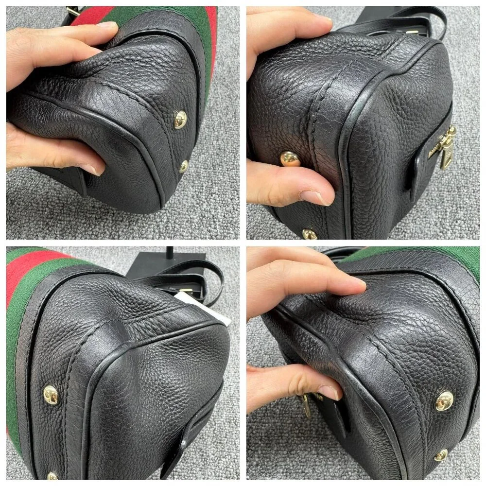 Gucci Boston Small Canvas Vintage Crossbody Bag 625-041125 - Picture 9 of 16